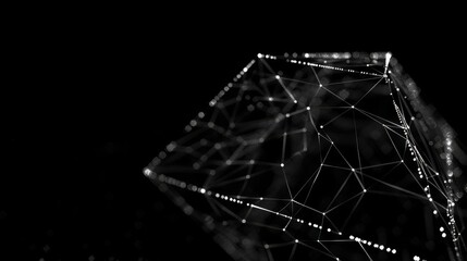 web on black background