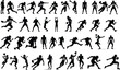 © Stanley - Dynamic American Football Player Silhouettes in Vector Format