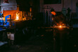 © ADDICTIVE STOCK - Blacksmith shaping metal on anvil in workshop