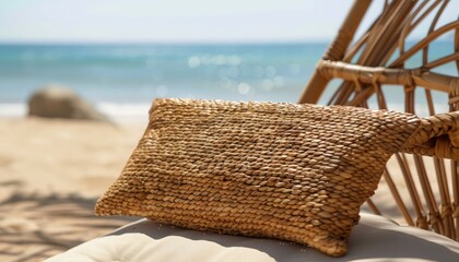 Poster - beach chair on the beach