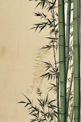 Poster - bamboo forest background