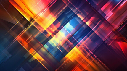 Wall Mural - Abstract colorful glass square texture for backdrop.