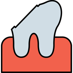 Canvas Print - Dental Caries Icon