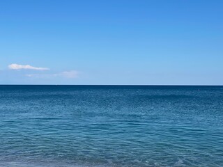 Wall Mural - blue sky and sea