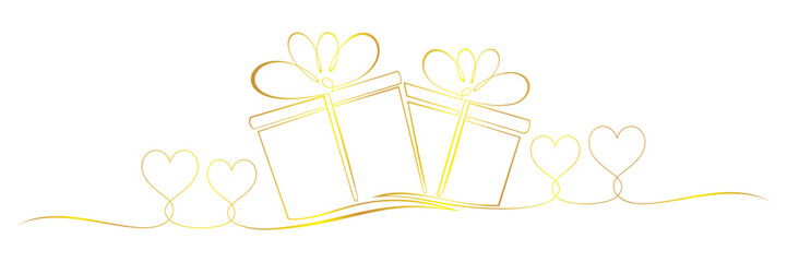 Sticker - gift box vector