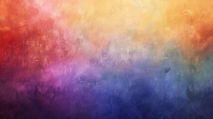 Wall Mural - Abstract painting with a gradient of colors blending seamlessly into each other, creating a soft and harmonious background