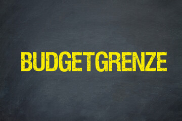 Poster - Budgetgrenze