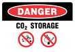 © Crimz0n - Sign - danger C02 storage