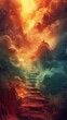 © Analogue - Divine Dichotomy: A Captivating Digital Artwork of Inferno and Paradise