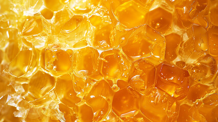 Sweet Symphony: Detailed Background of Honey Texture