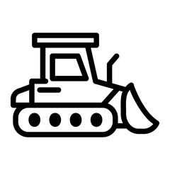 Sticker - bulldozer