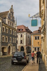 Canvas Print - görlitz, deutschland - typische häuser in der altstadt