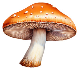 Wall Mural - PNG Mushroom mushroom fungus agaric