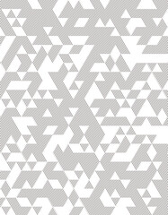 Wall Mural - Fully editable vector element. Black and white abstract geometric pattern. Background for sport clothes. Vector Format Illustration 