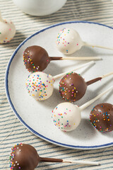 Sticker - Homemade Vanilla and Chocolate Cake Pops