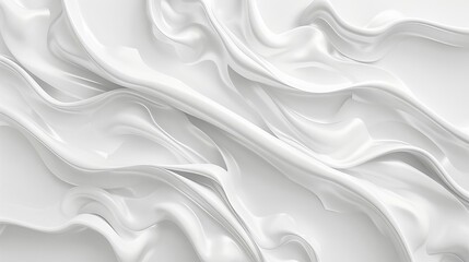 seamless white glossy waves texture background digital art