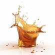 © Feri Anggriawan - isolated brown liquid splash
