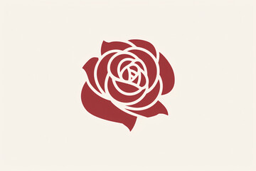a red rose with white background