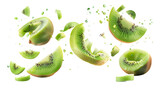 kiwi isolated background