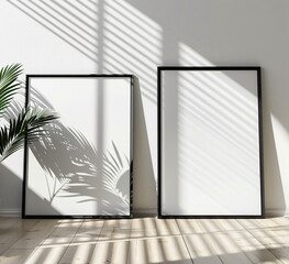 Canvas Print - Mockup. Elegant Room Design.