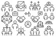 © Sombath - business people icons set on the white background