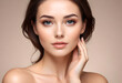 © Bowling - Gorgeous woman with healthy skin.