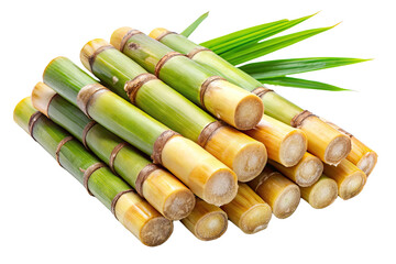 Wall Mural - sugarcane isolated on a transparent background