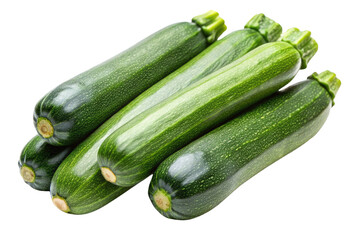 Poster - zucchini isolated on a transparent background