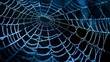 © Justlight - A detailed shot of a silky spider web with intricate patterns of inter threads creating a mesmerizing sight