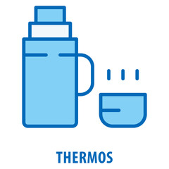 Wall Mural - Thermos Icon simple and easy to edit for your design elements