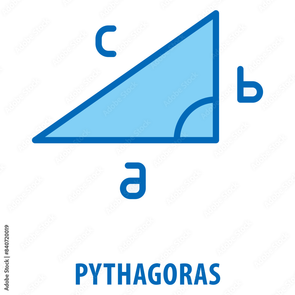 Pytheos Icon Pythagoras Icon simple and easy to edit for your design elements Stock ...