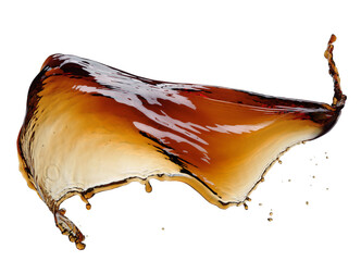 Wall Mural - Cola splash isolated 