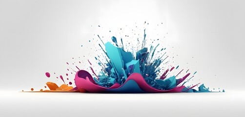 Wall Mural - abstract colorful background