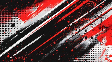 Poster - Racing background with checkered flag and abstract elements vector Illustration on white Background