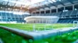 © AriyaniAI - A stadium with a field of grass and a small model of a stadium
