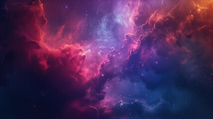 Wall Mural - Colorful space galaxy cloud nebula Stary night cosmos.generative.ai