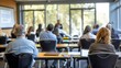 © Ilia Nesolenyi - Attendees listen intently as a speaker presents valuable information at a business certification professional development workshop