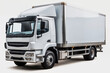 © soleg - A clean white truck on white background, one object