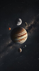 planet in space alternative universe