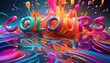 © GeorgV - Vibrant Splash of Colors in Abstract Art