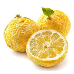 Wall Mural - Ugli fruit isolated on white background  