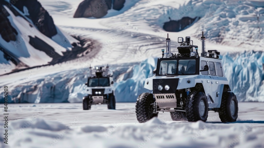 A fleet of autonomous vehicles equipped with advanced sensors that ...