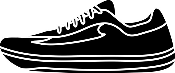 Poster - lightweight running shoes vector illustration