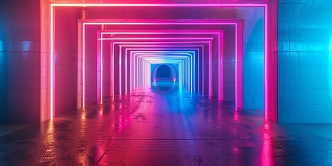  wallpaper neon tunnel texture light background cyberpunk fantasy, futuristic, light, digital, technology, fantasy, neon, design, abstract, wallpaper, glowing, blue, science, space, 2:1