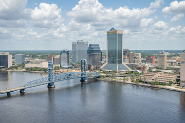 Wall Mural - downtown Jacksonville, FL