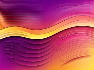 Wall Mural - Abstract background in color of deep purple and orange, with wavy lines