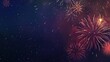 © studio clever - Brightly Colorful Fireworks on dark background
