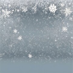 Wall Mural - Snow. Vector transparent snow background. Christmas and New Year decoration Generative AI 