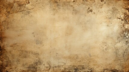 Wall Mural - Slightly Yellowed Vintage Paper Texture with Creases and Tears