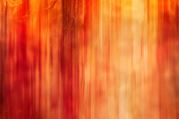 Wall Mural - Abstract Blurred Red Orange Background with Vertical Lines